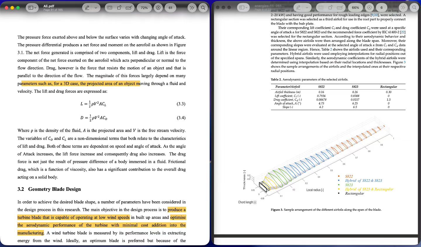 Theoretical Aerodynamic Derivations & Polar Curves