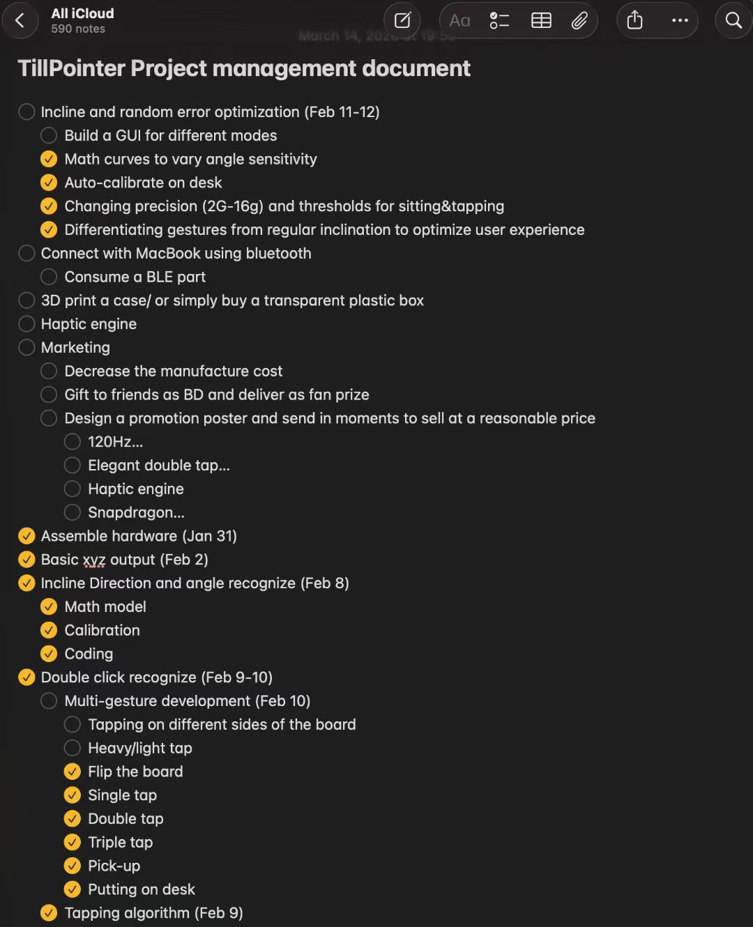 Dev Log